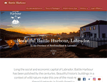 Tablet Screenshot of battleharbour.com